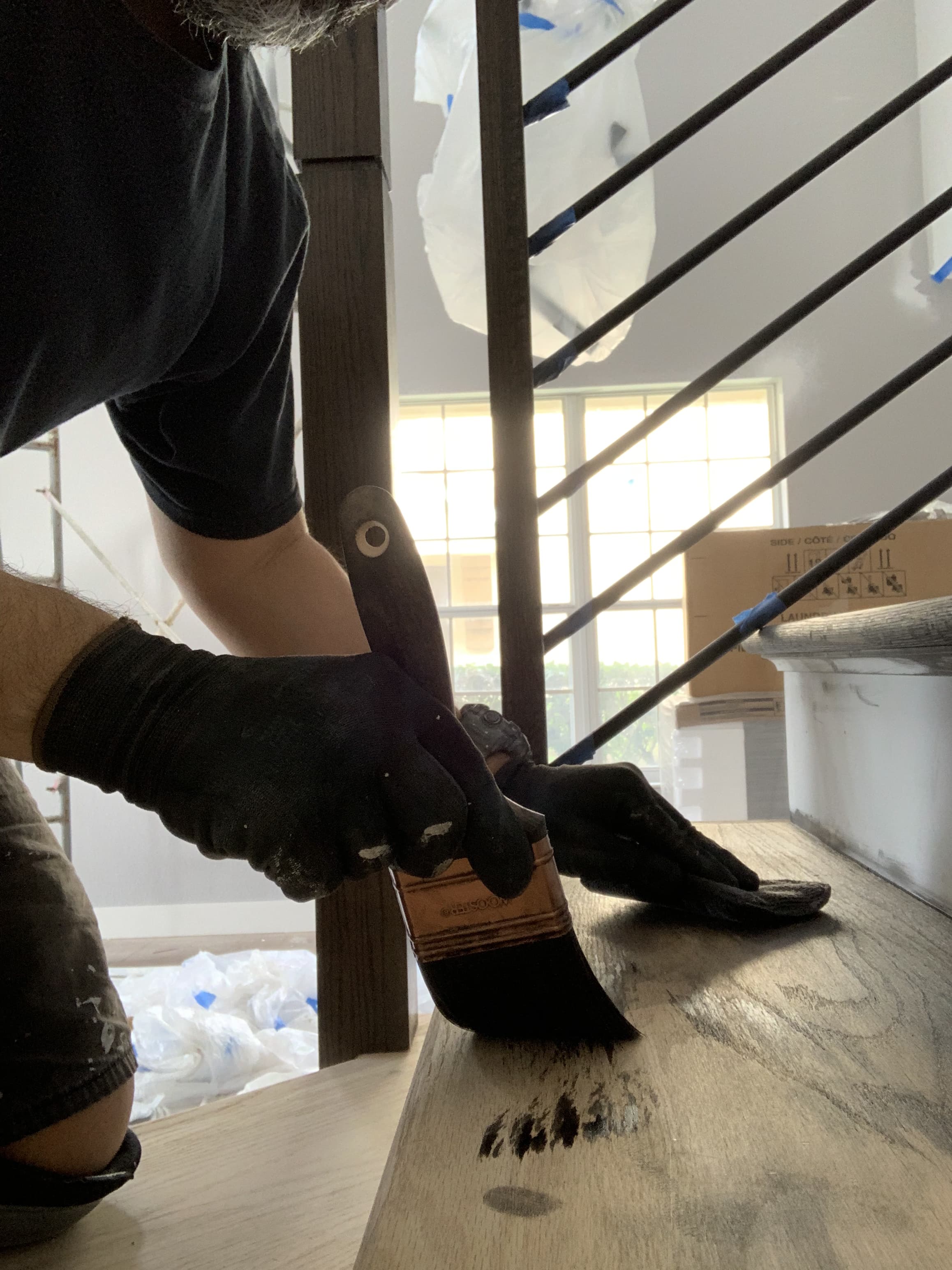 Wood F Staining